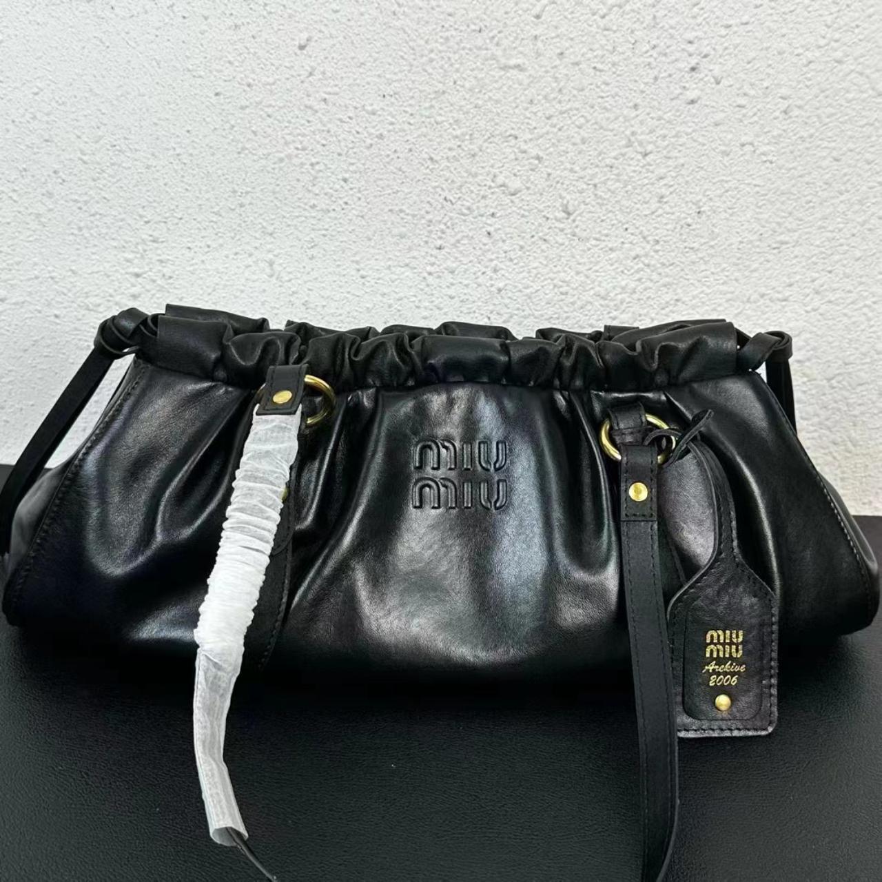 Miu Miu Leather Bag Almost brand new, never use | Depop