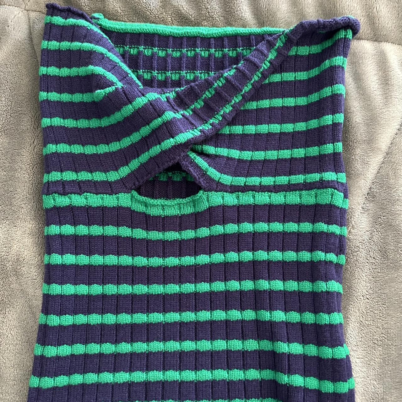 strapless knot tube top. very cute. sweater material... - Depop