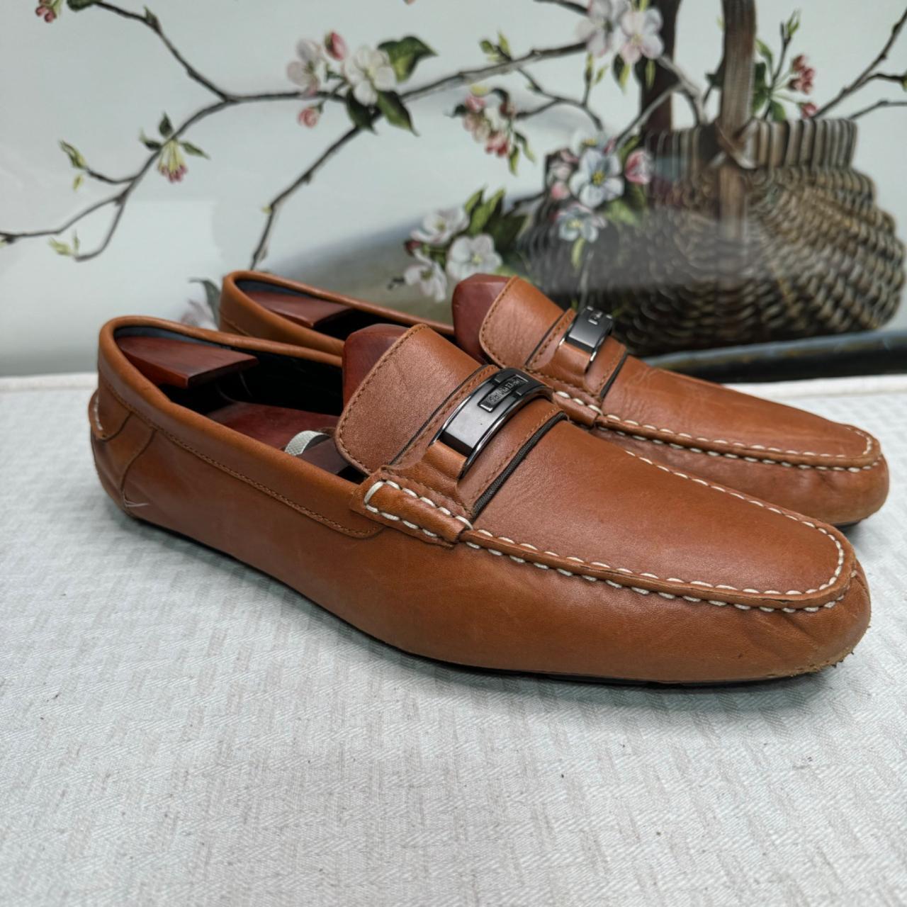 Brown Calvin Klein italienischer Shoes