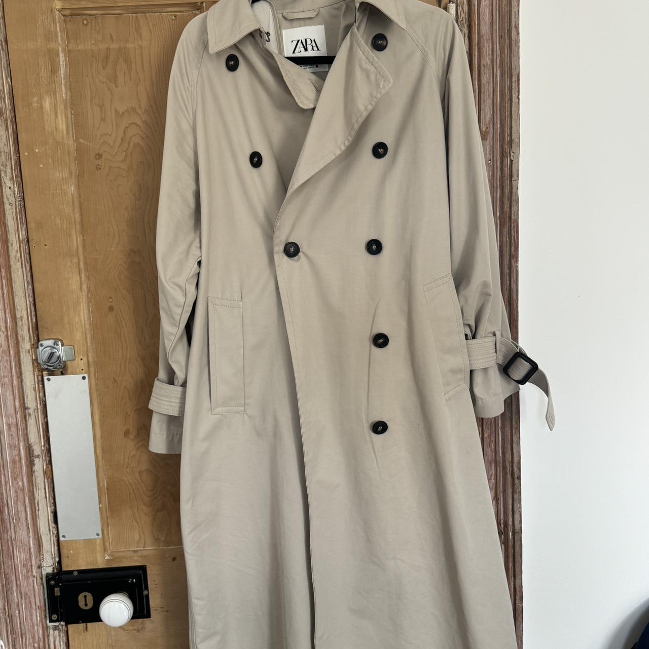 Tiktok Trenchcoat Von Zara Zara Belged Beige Trench Coat Size: Xs