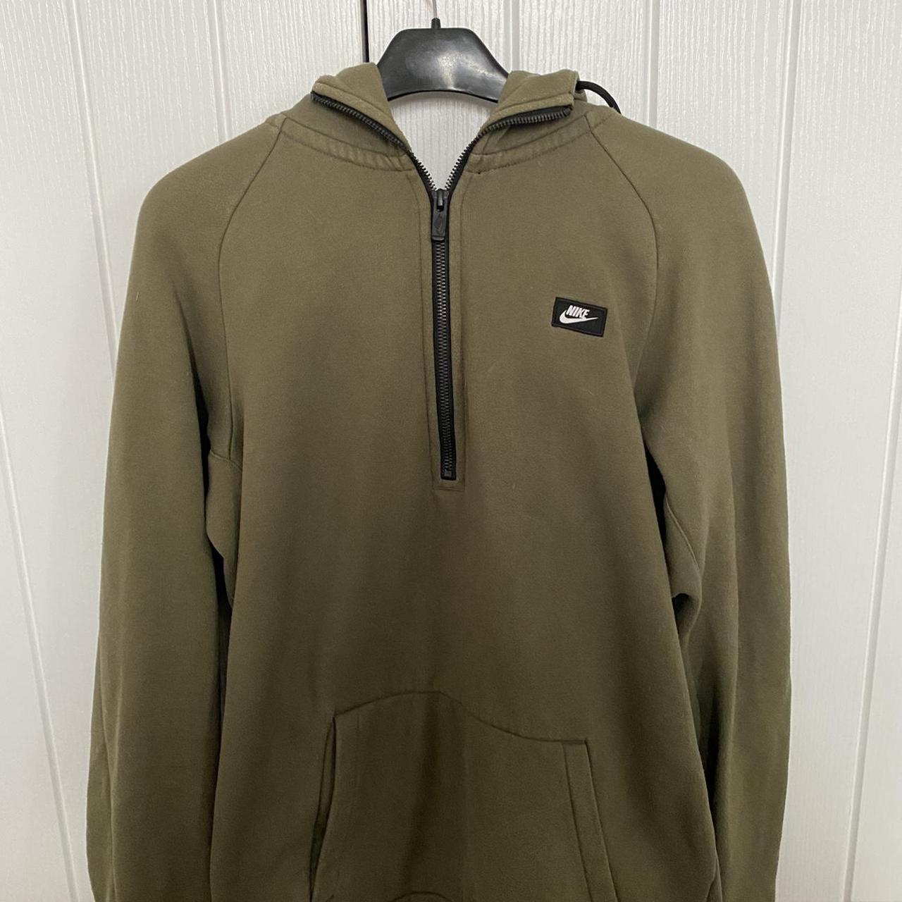 mens nike khaki hoodie