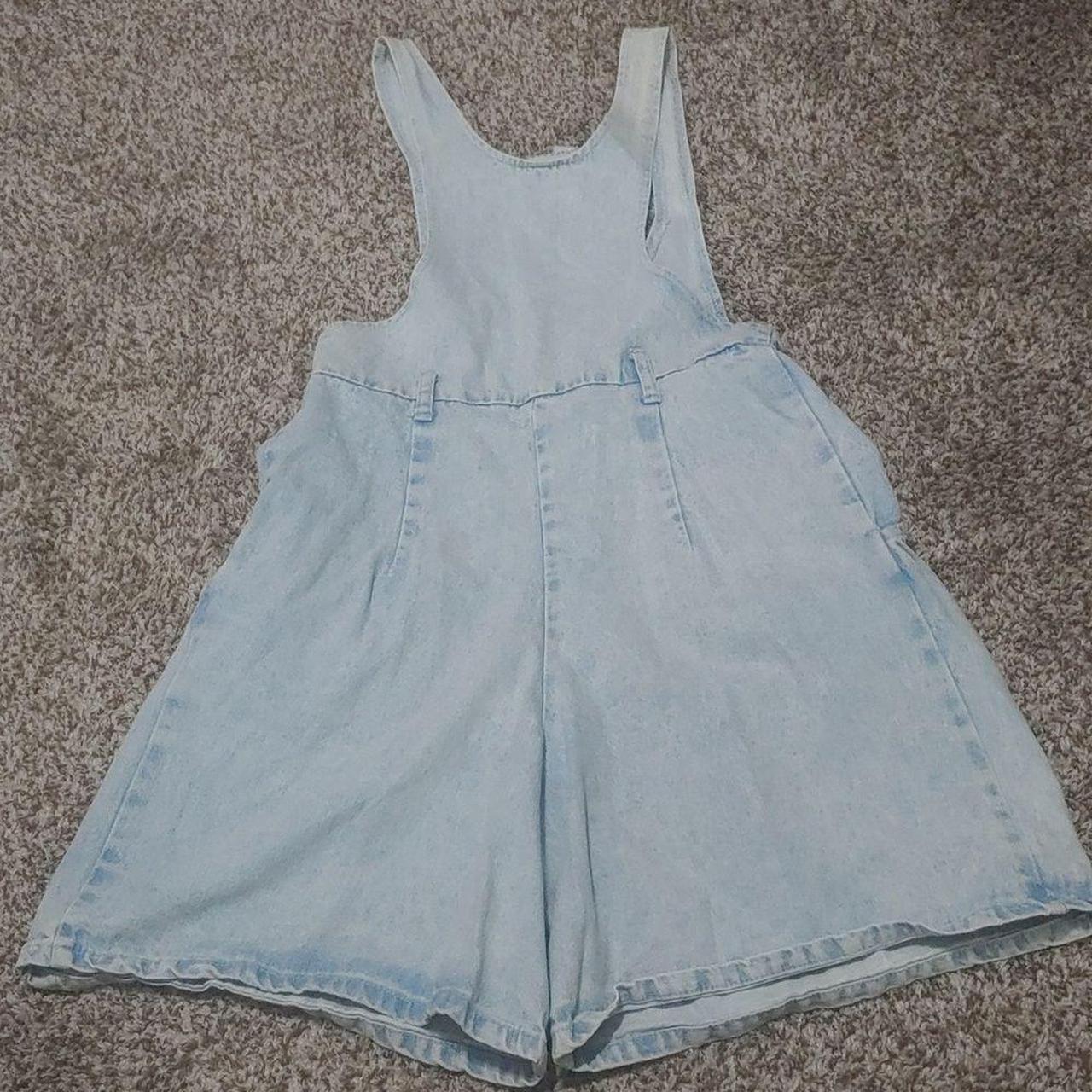 Source Unknown Women's Romper - Blue/White - 3 – … - image 4