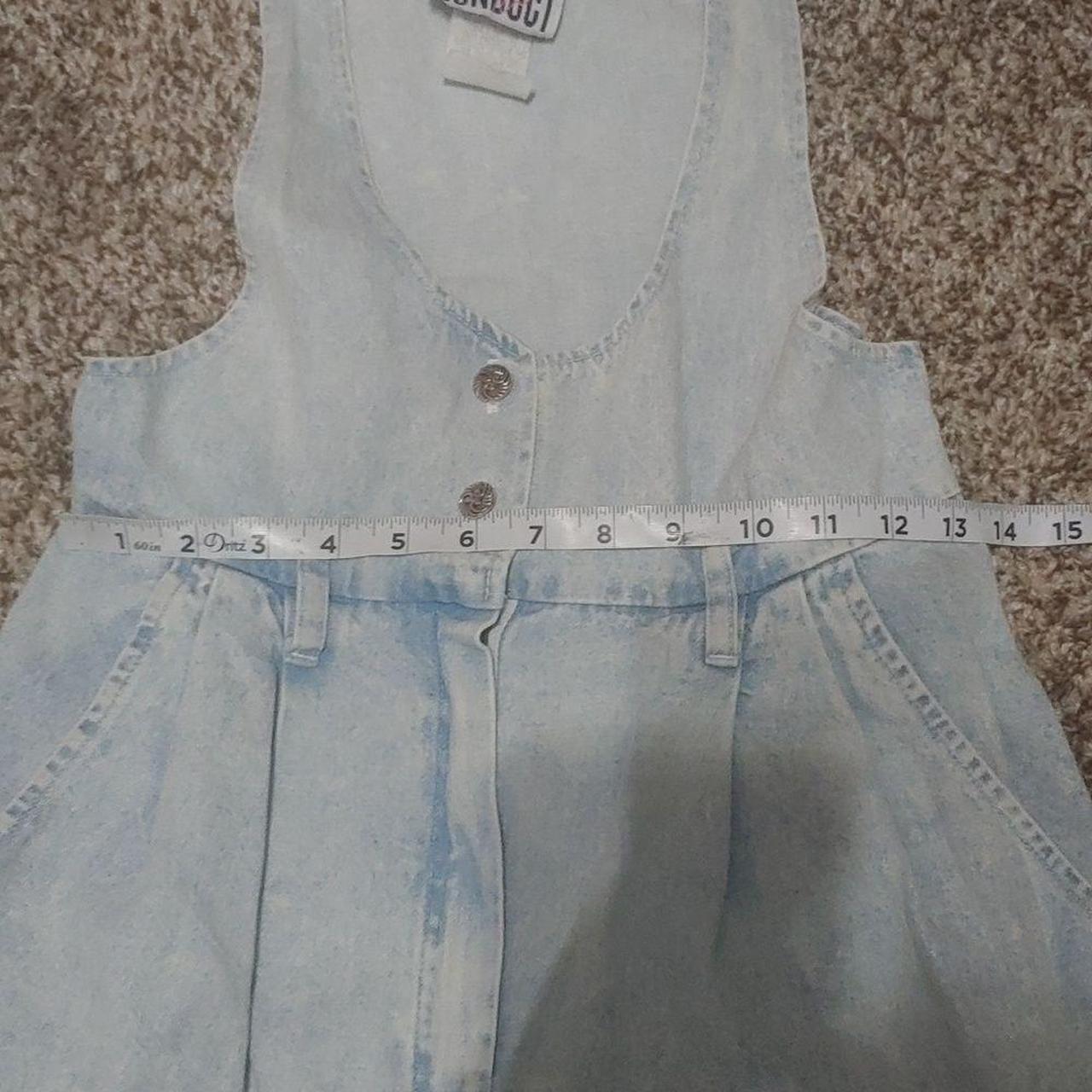 Source Unknown Women's Romper - Blue/White - 3 – … - image 5