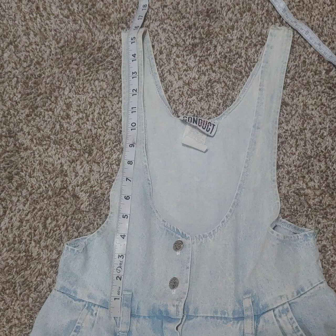 Source Unknown Women's Romper - Blue/White - 3 – … - image 8