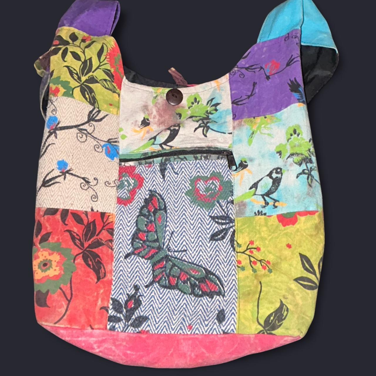 Women's Bag - Multi – Multicoloured patchwork bag… - image 1