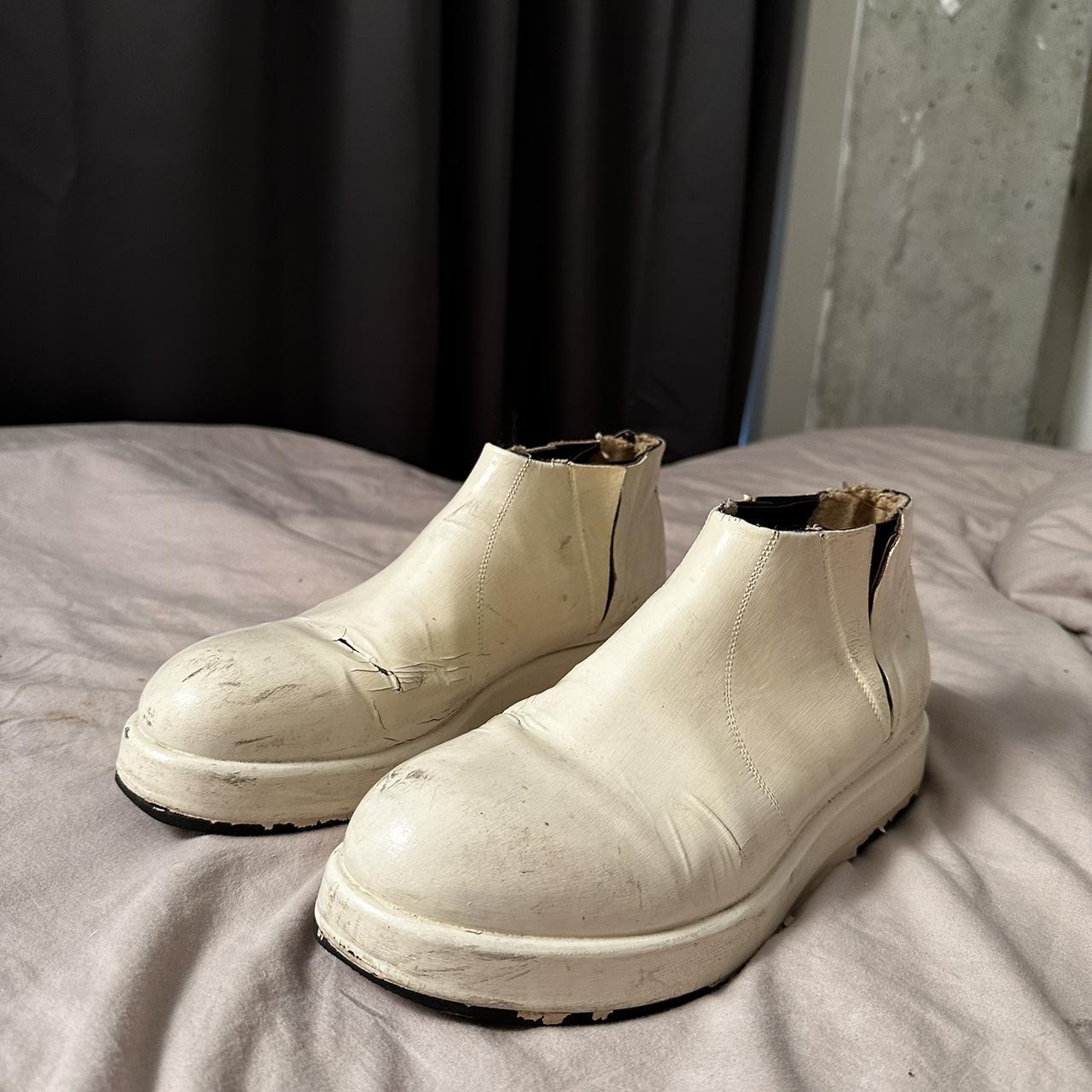 Acne Studios SS17 White Ankle Boot - Main Image