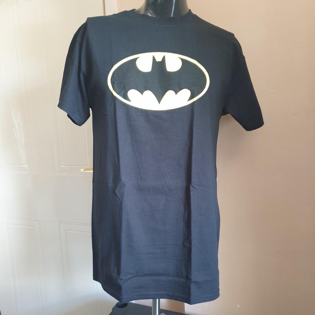 DC Batman Black Logo T-Shirt. New with tags. #DC... - Depop