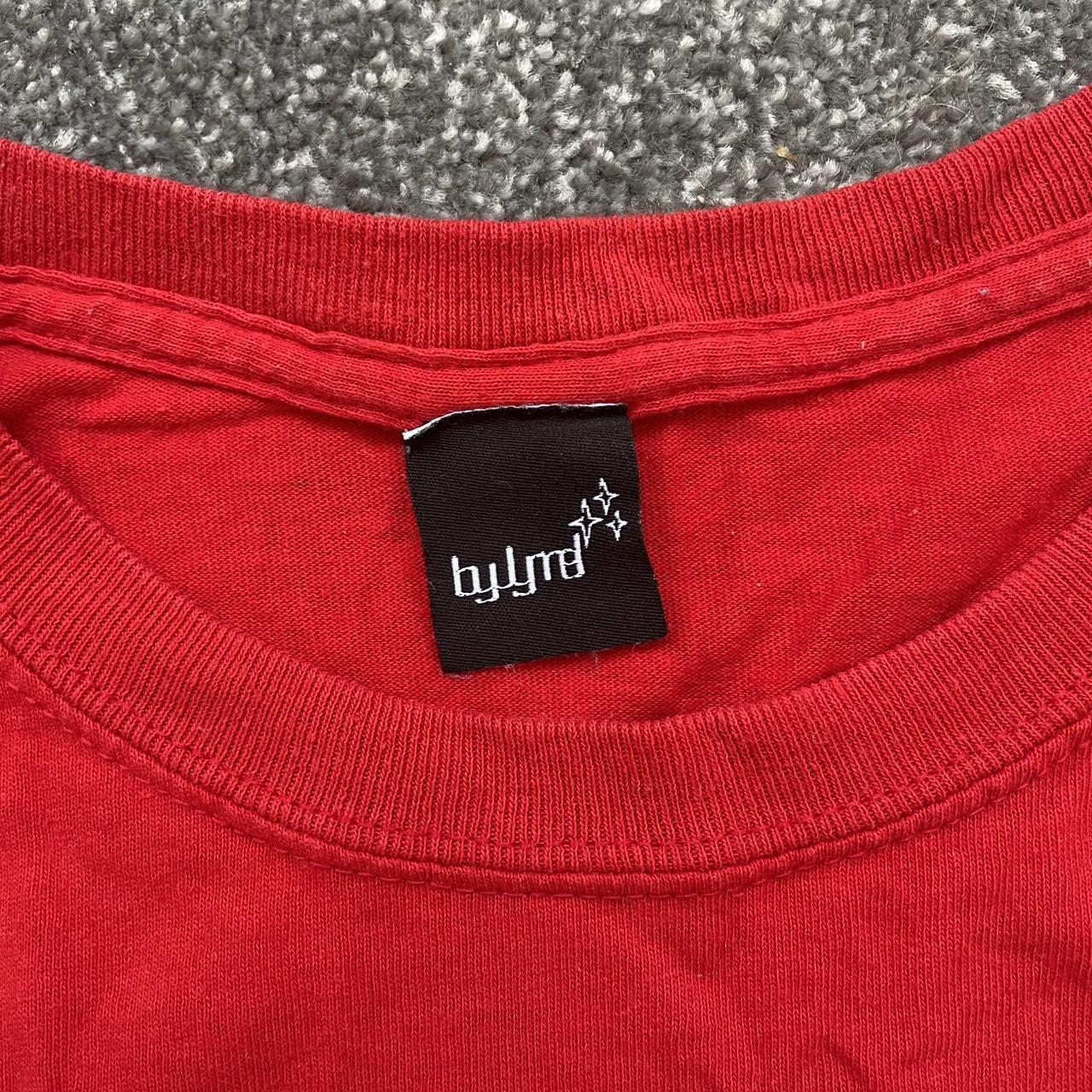 Men's Red and Green Tshirt Depop