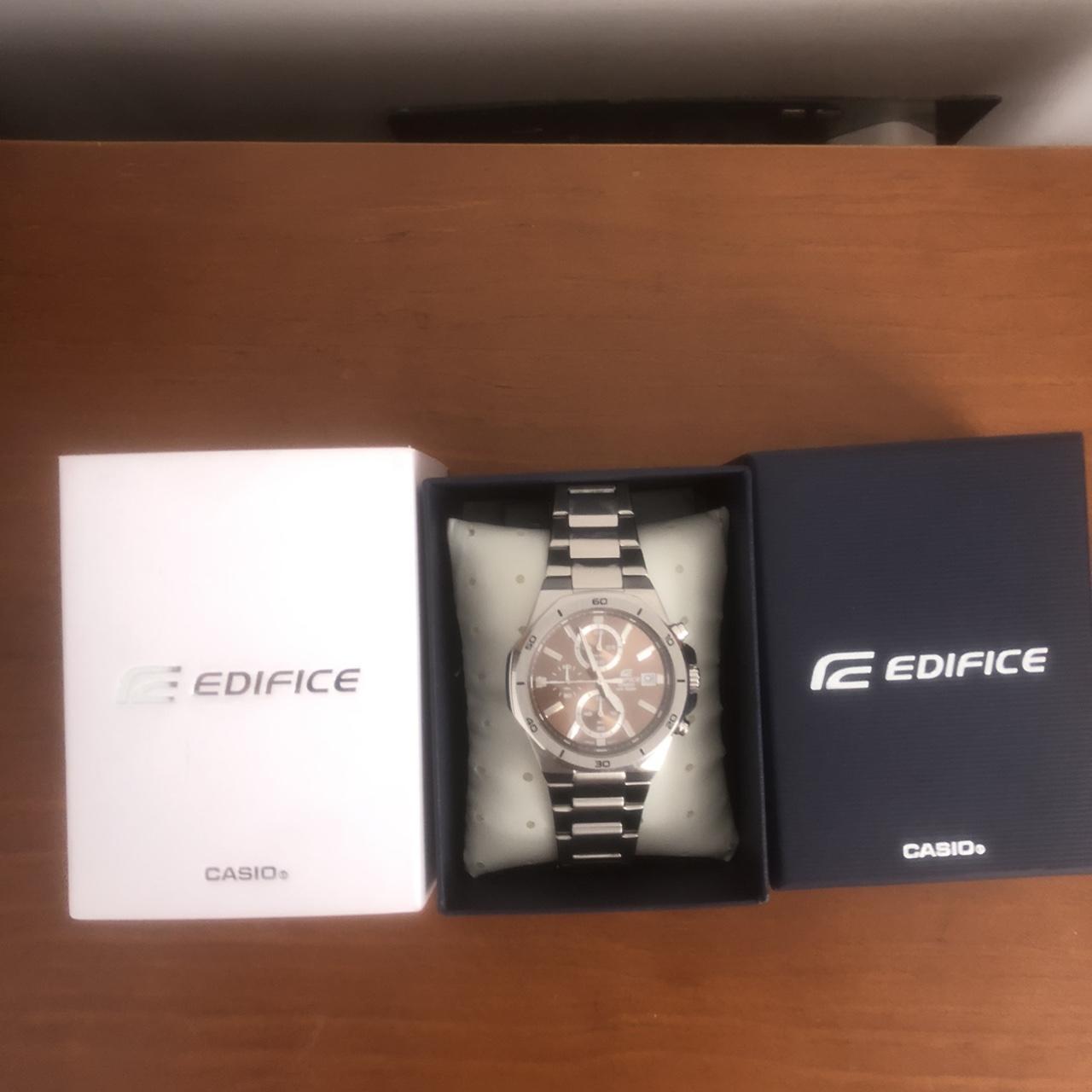 New Casio edifice chronograph watch Purchased 2... - Depop