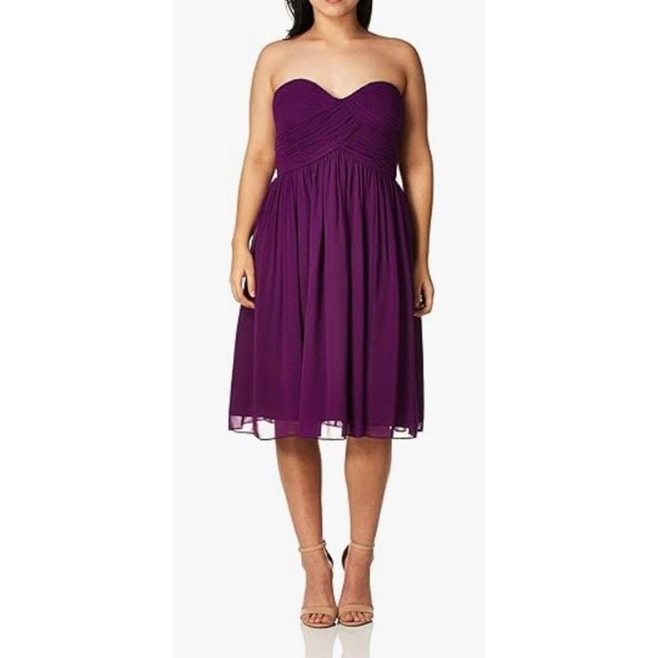 Donna morgan purple dress hotsell