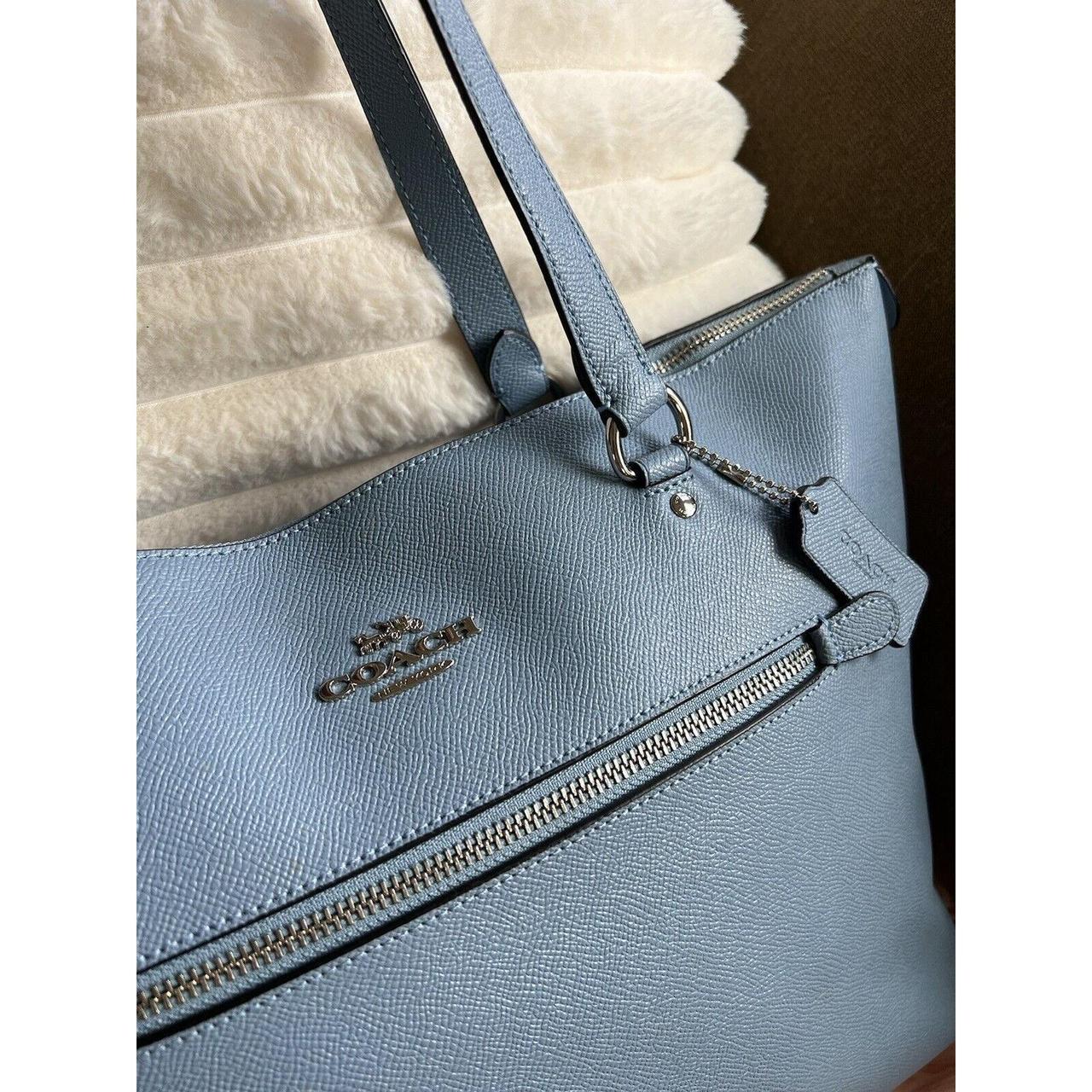 Coach Gallery Tote in Baby Blue MSRP $378 Depop