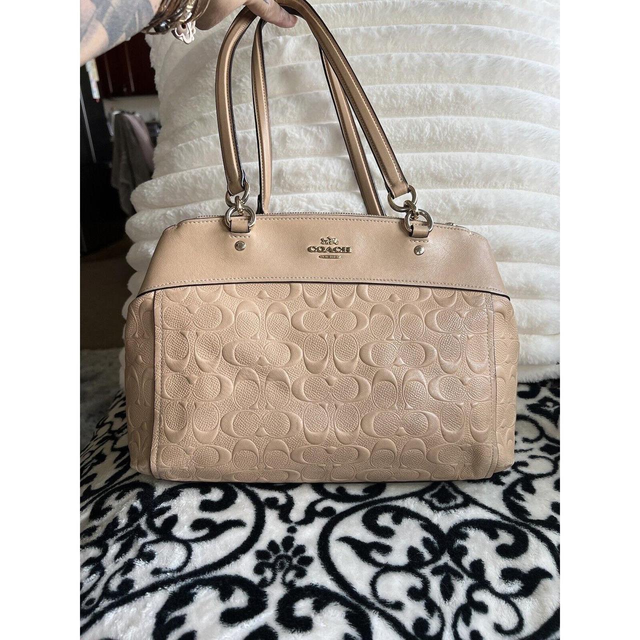 Coach brooke carryall in signature leather sale