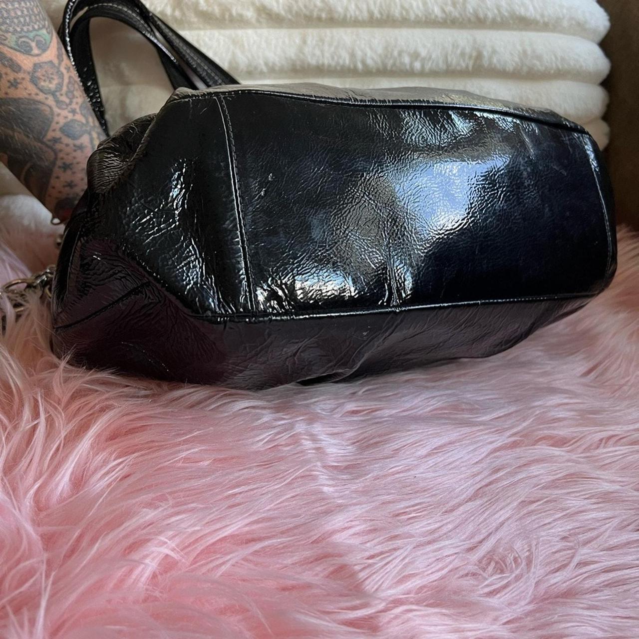 Coach Poppy Bucket Bag with Flower Decal in Black | Depop