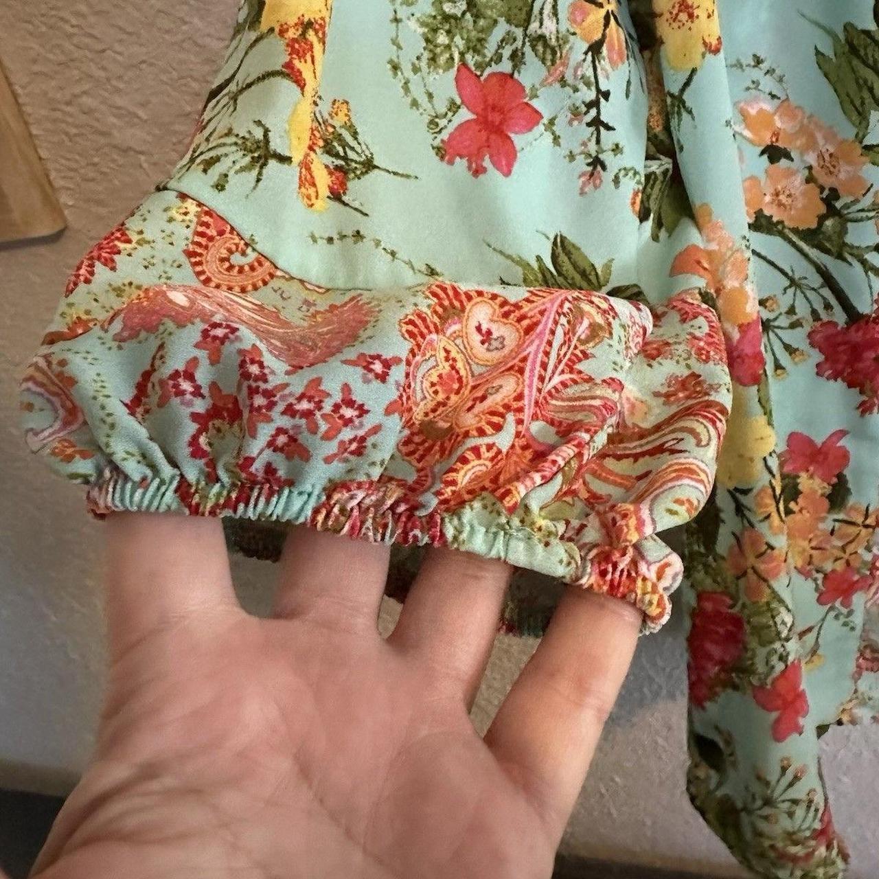 Source Unknown Women's Blouse - Multi - L – Fig a… - image 4