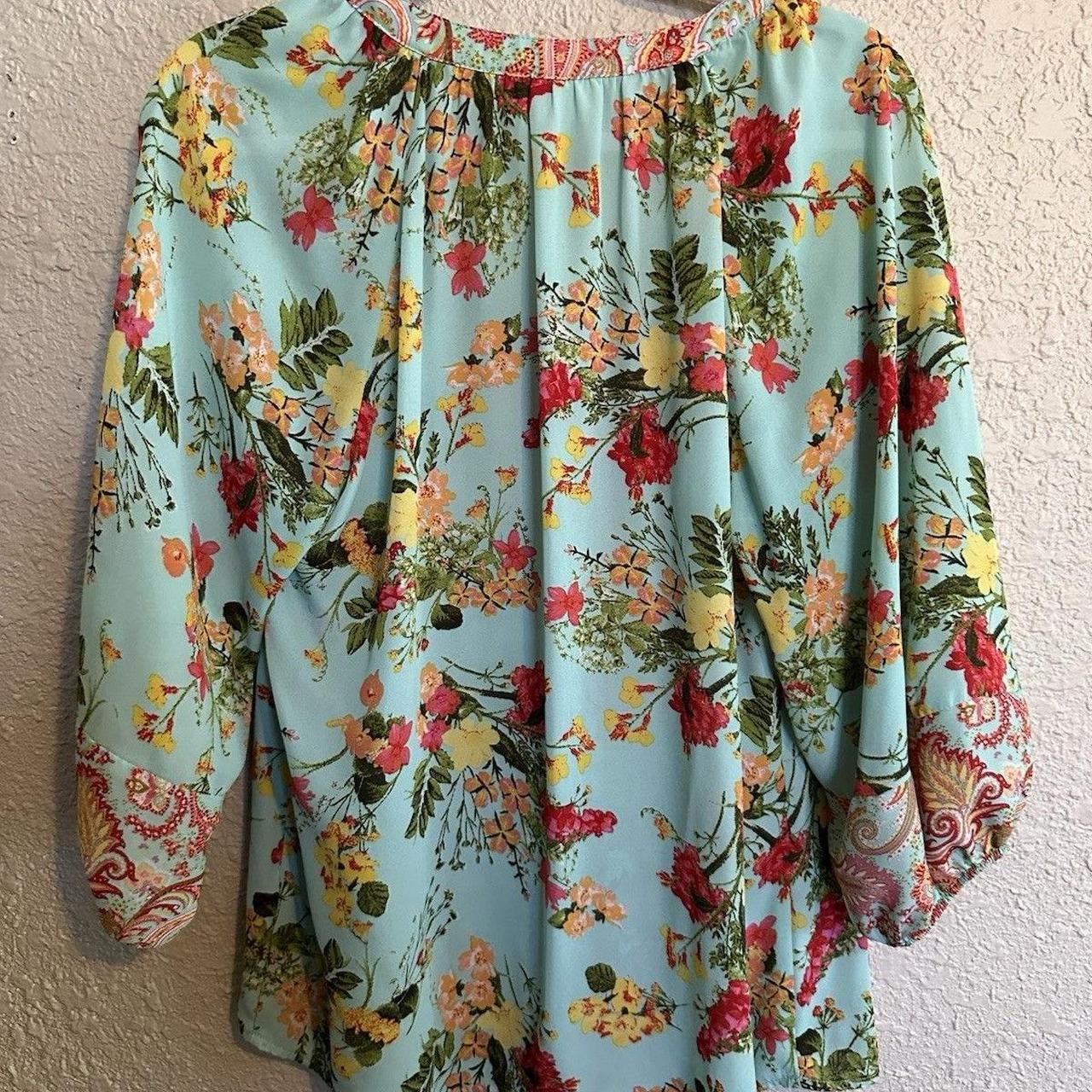 Source Unknown Women's Blouse - Multi - L – Fig a… - image 6