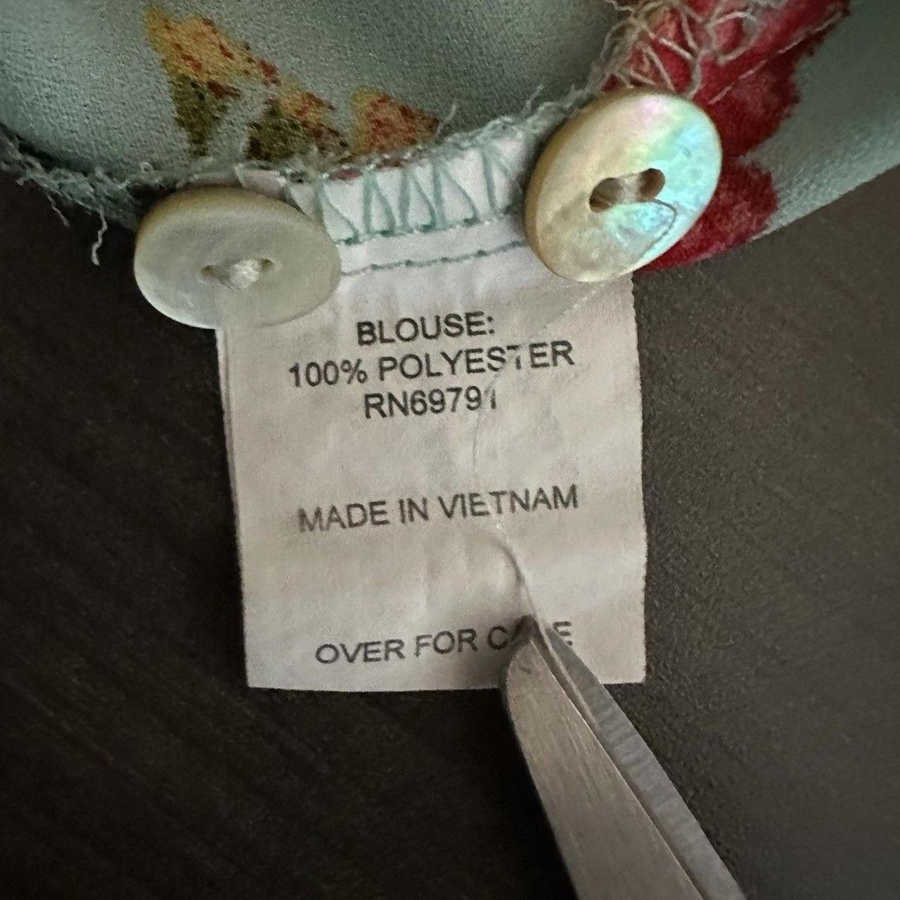 Source Unknown Women's Blouse - Multi - L – Fig a… - image 7