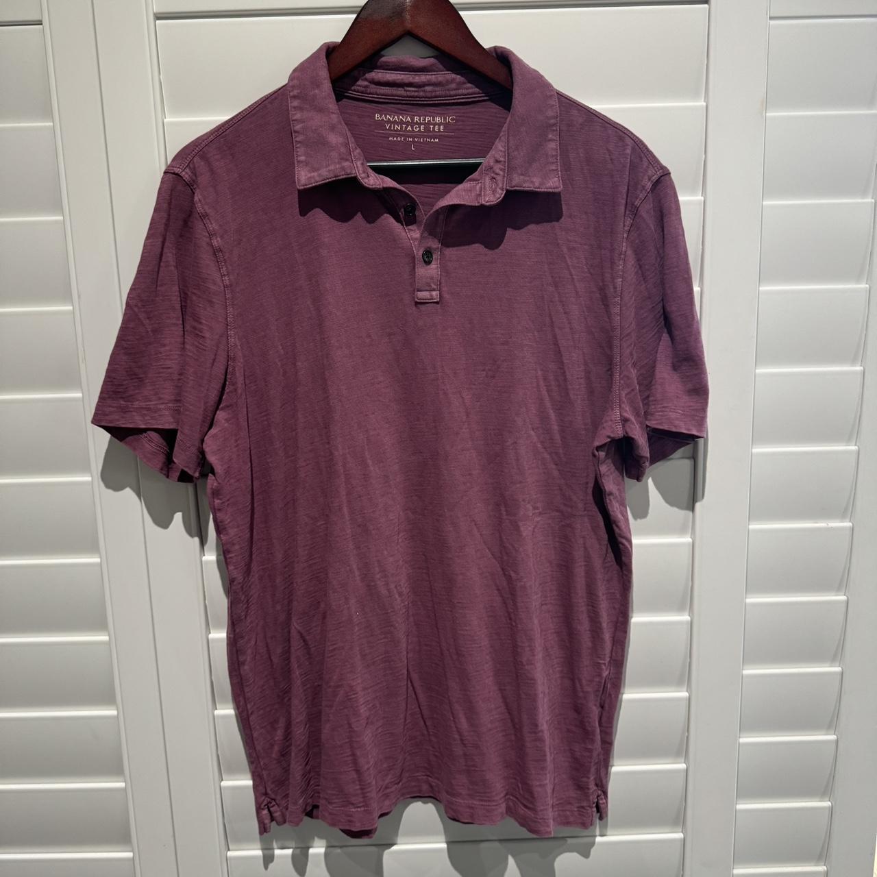 Banana Republic Vintage T Polo Shirt Men Size L