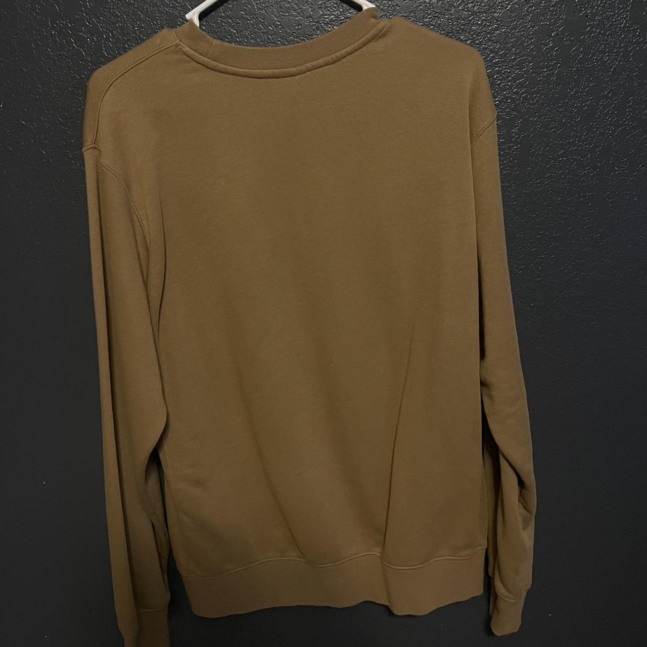 brown nike crewnecks
