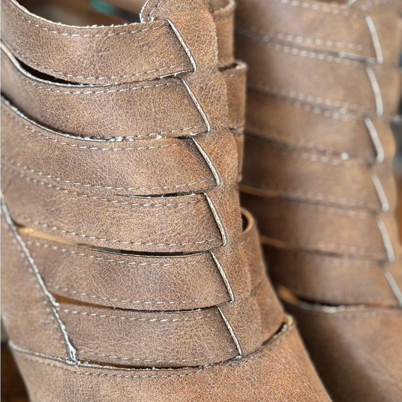 Source Unknown Women's Ankle Boots - Tan - US 9 –… - image 2