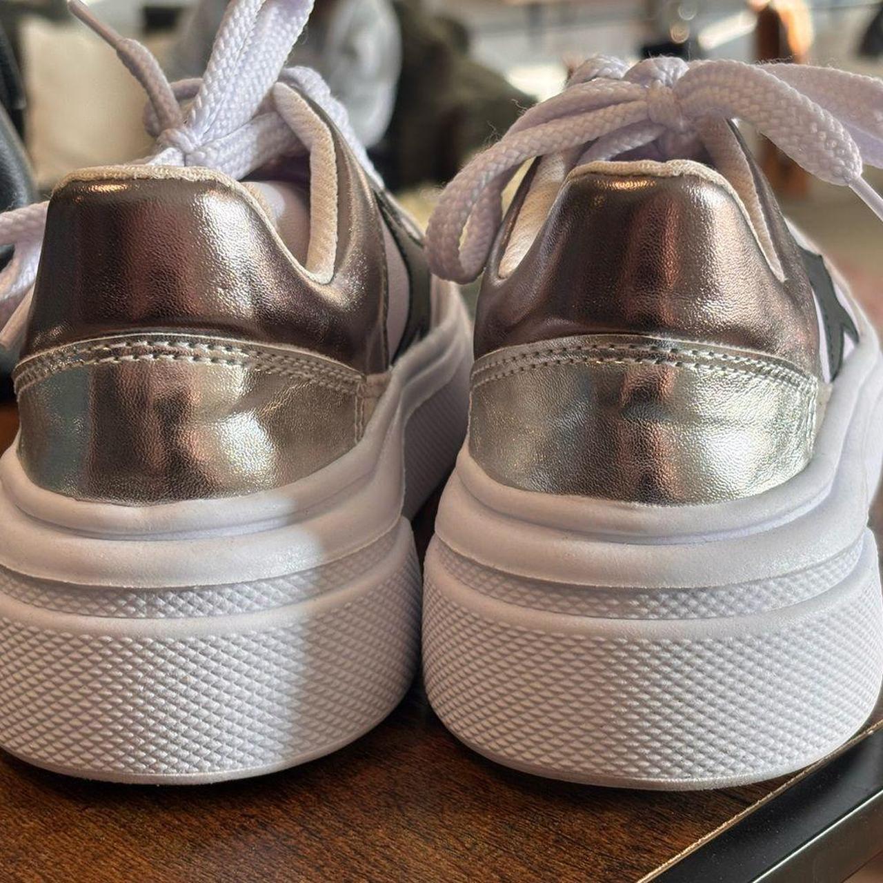 Source Unknown Women's Sneakers - White/Gold - US… - image 6