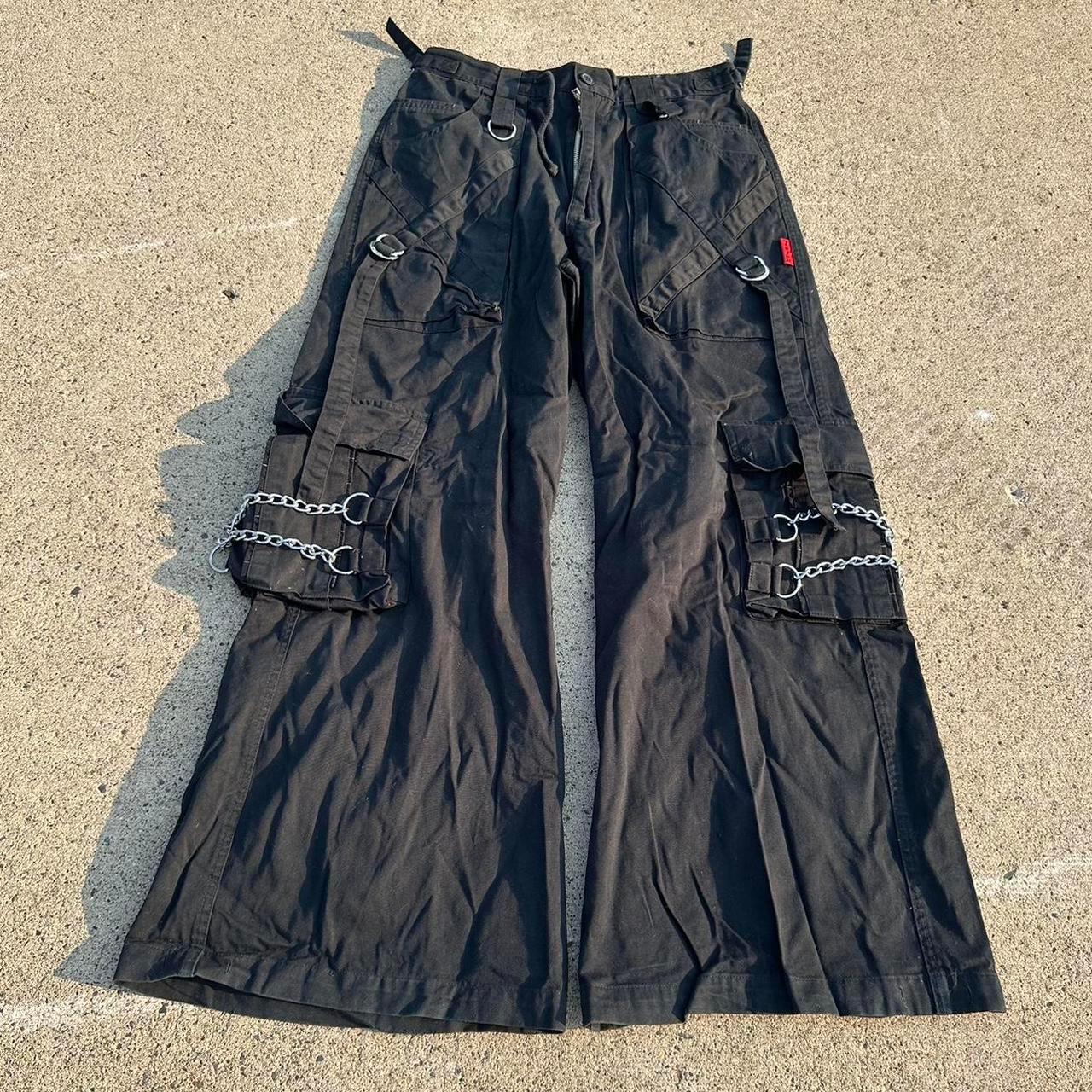 Tripp NYC Men's Black Trousers Insane Tripp NYC... - Depop