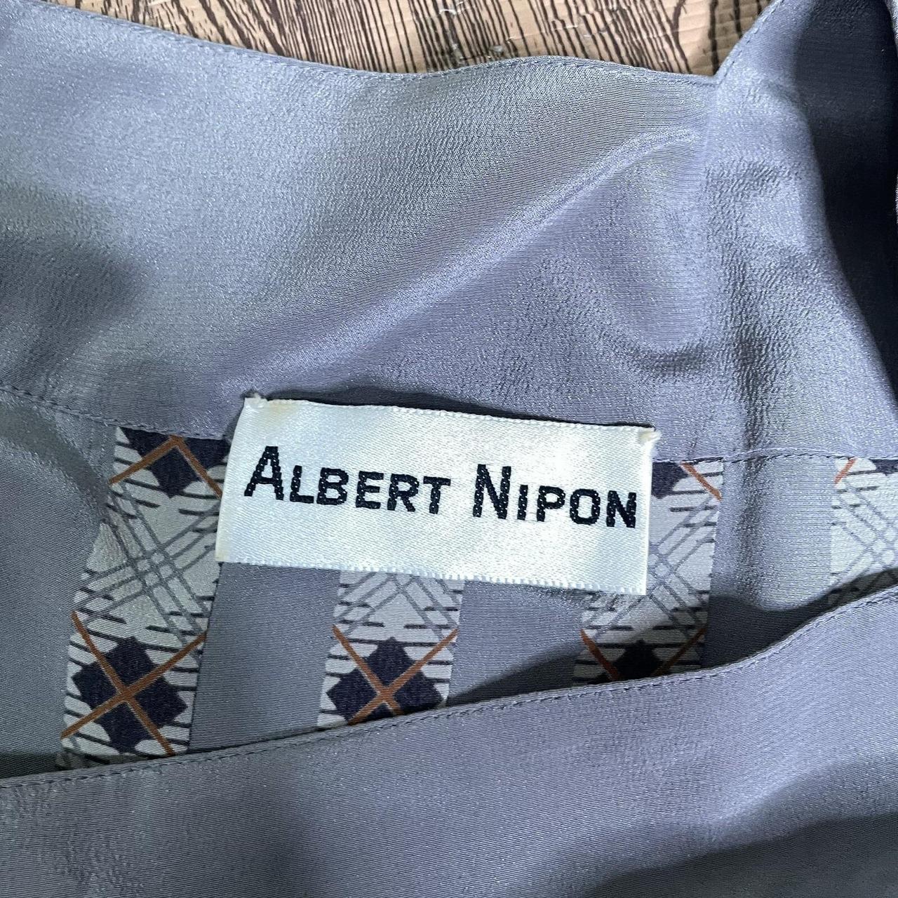 Albert Nipon Women's Dress - Grey/White - 4 – VIN… - image 3