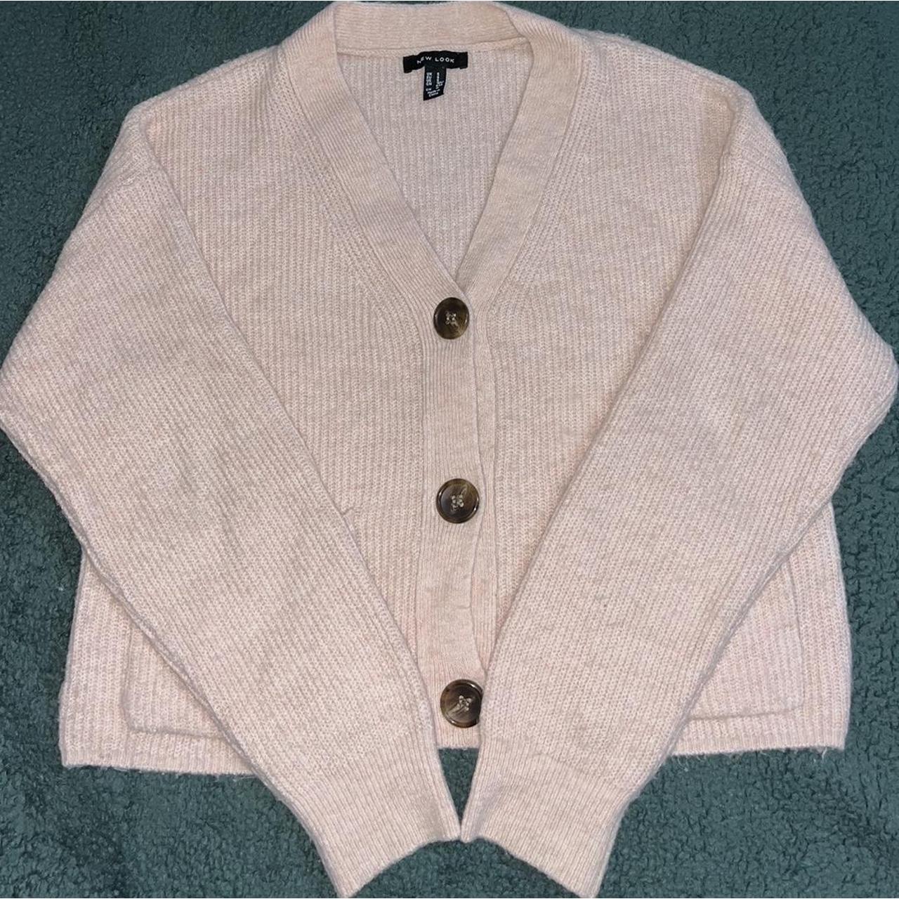 New Look Women's Pink Cardigan Depop