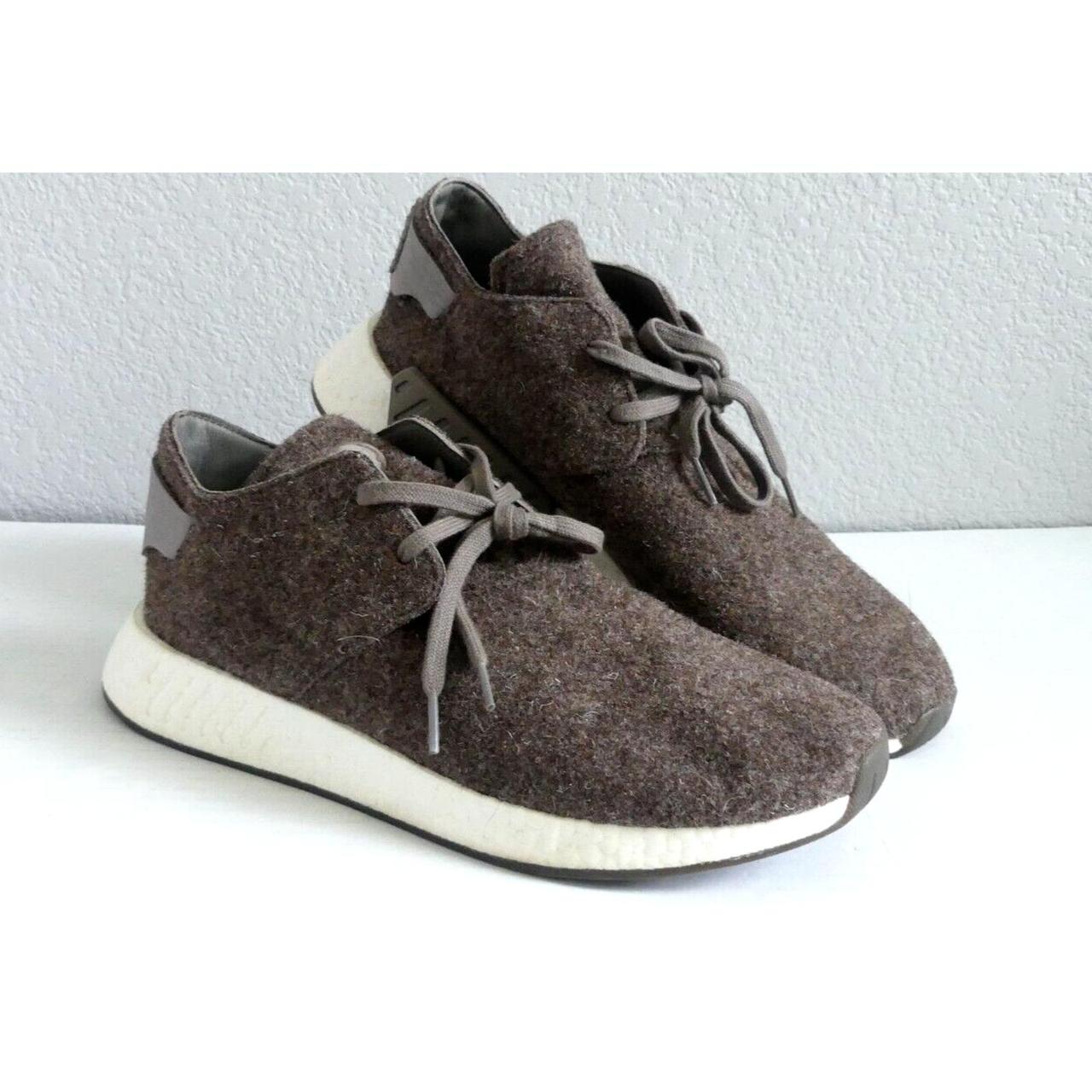 Adidas NMD C2 Chukka Wing Horn Brown Italian Wool