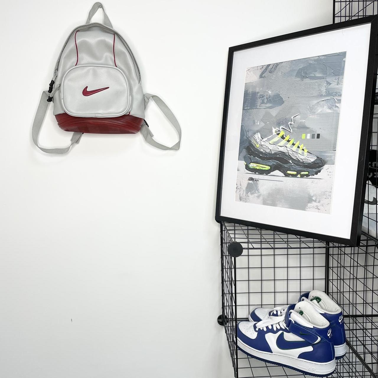 Nike 90s Bag, Retro Leather Bubble Backpack