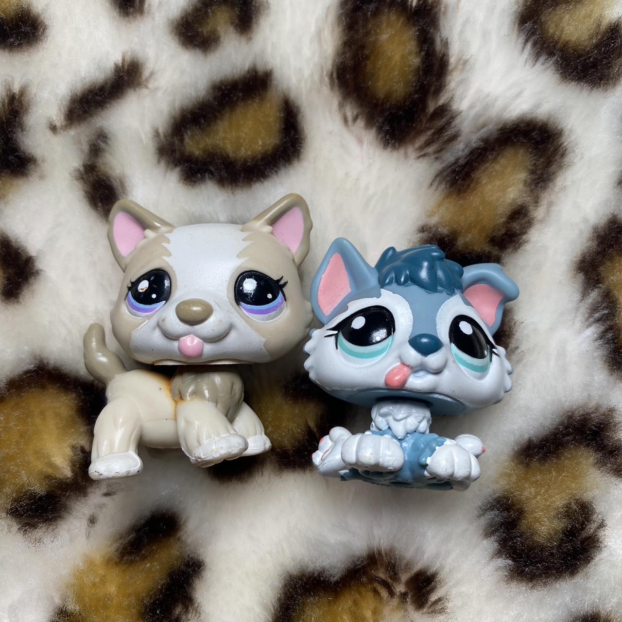 littlest pet shop huskies lps can be purchased... - Depop