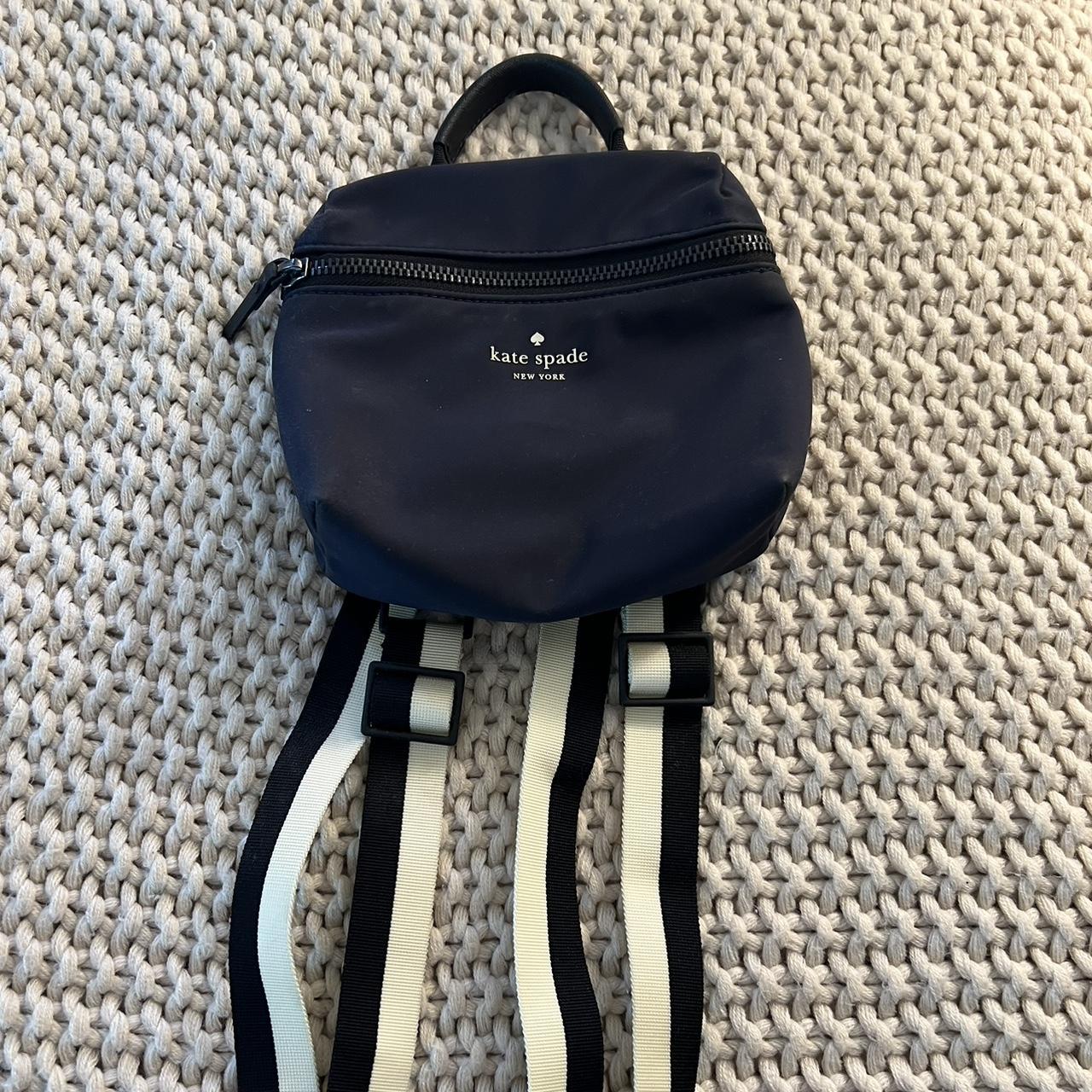 Kate Spade New York Navy Nylon Backpack fashion