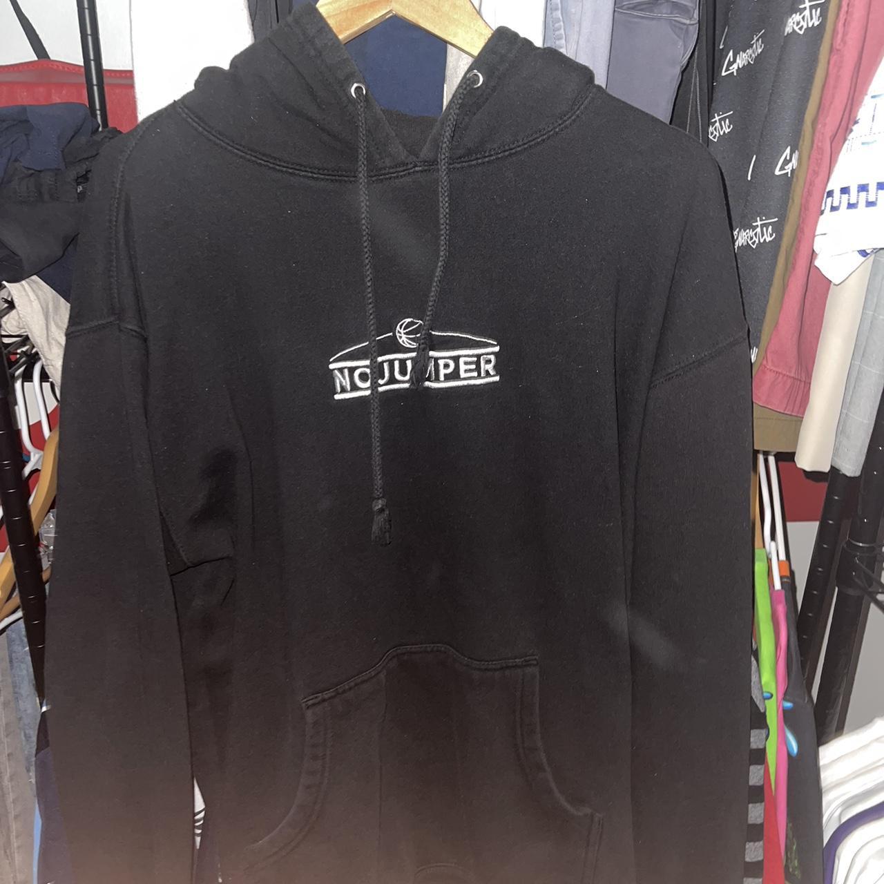 No Jumper black hoodie nice and thick y2k