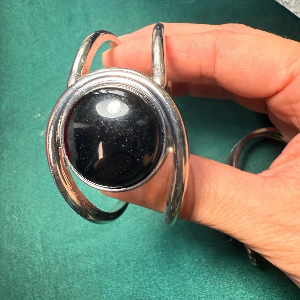 Source Unknown Women's Bracelet - Black/Silver – … - image 6