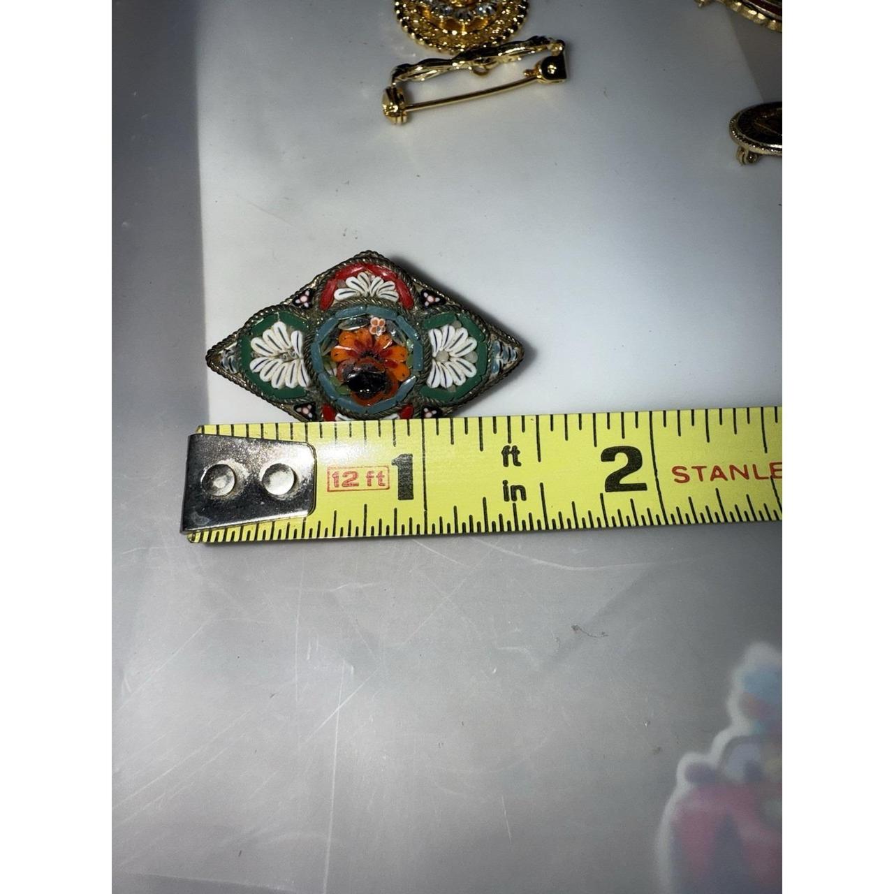 Source Unknown Women's Brooch - Red/Orange – Ital… - image 6