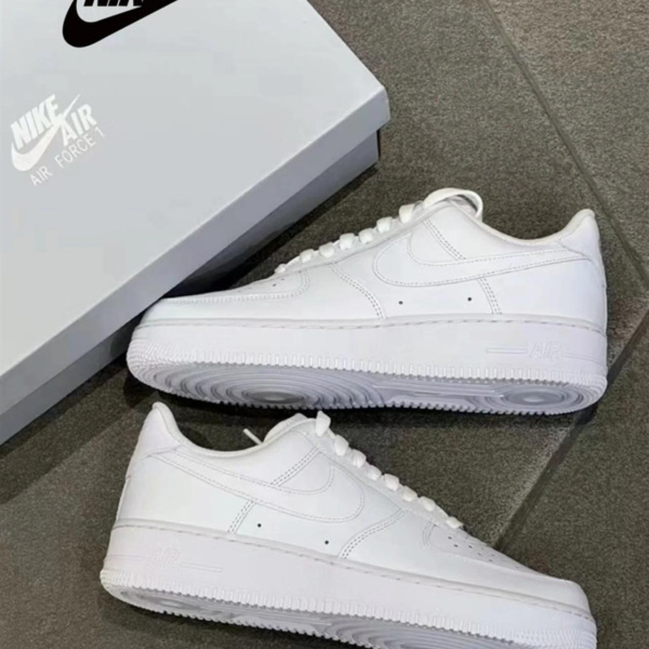 Nike Air Force 1 White shoes - Depop