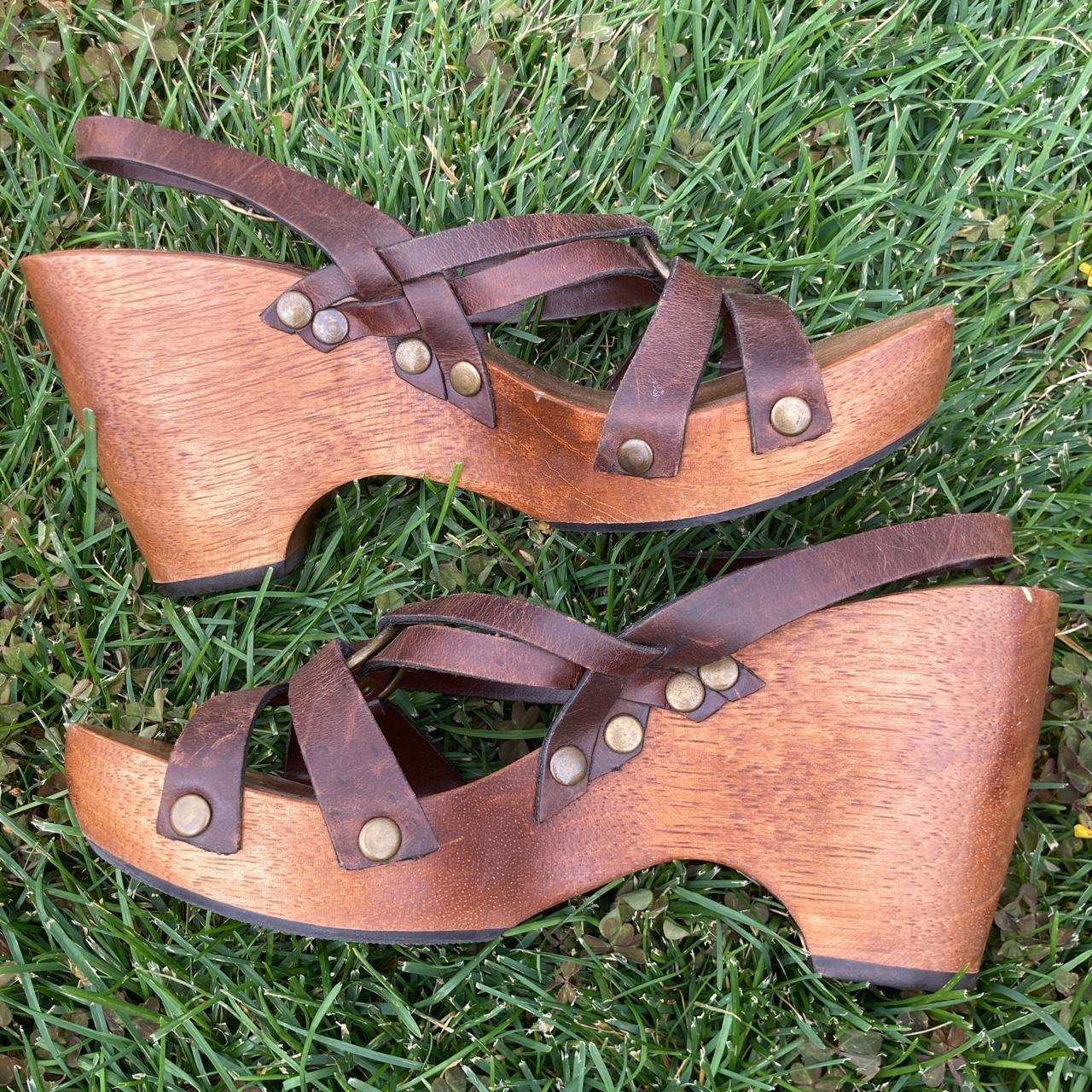 MIA Women's Brown Sandals Depop