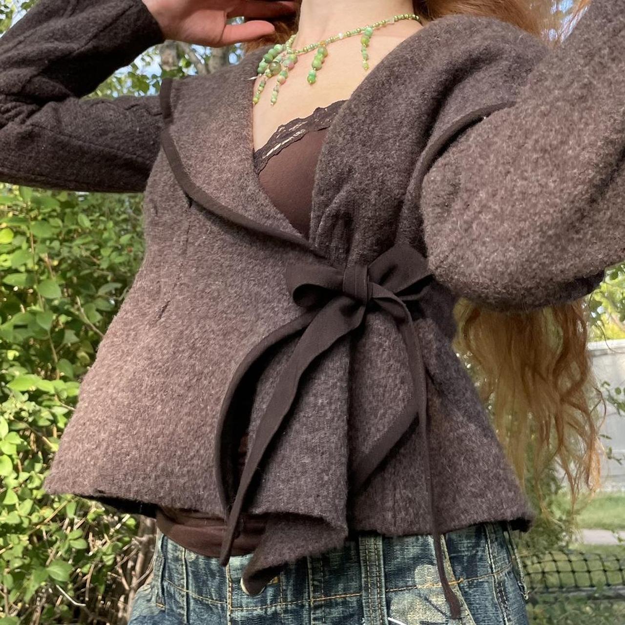 Woodland Fairy Cropped Wool Jacket 🎒 was shrunk at... Depop