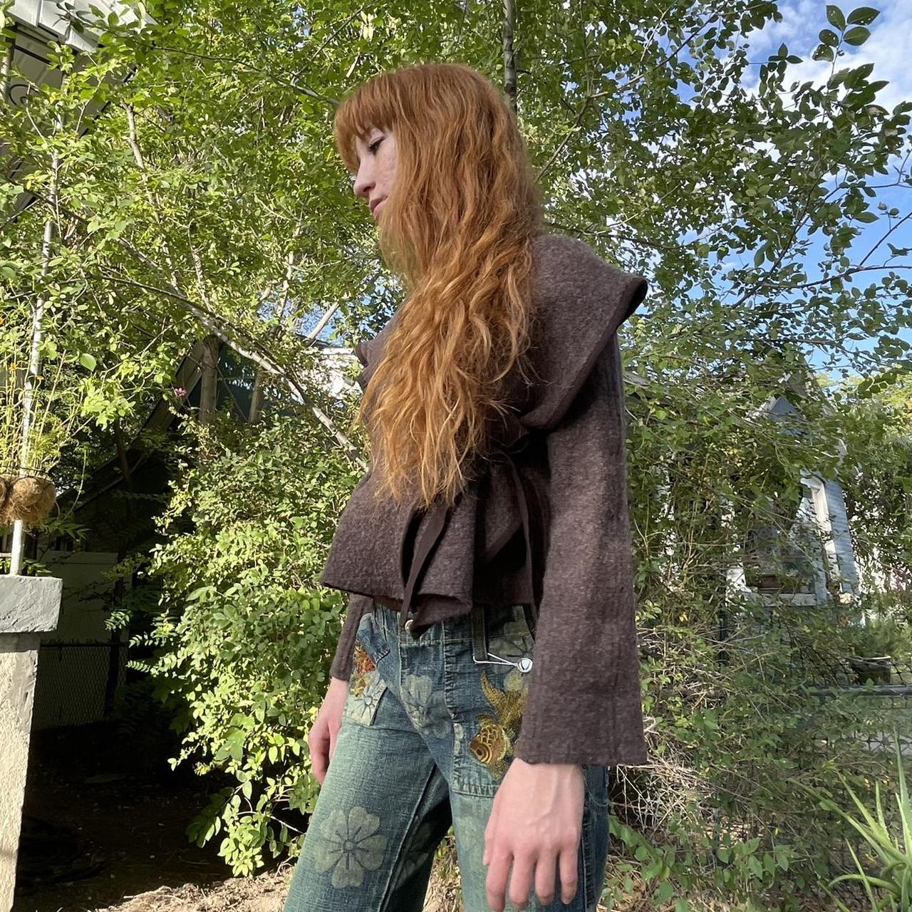 Woodland Fairy Cropped Wool Jacket 🎒 was shrunk at... Depop