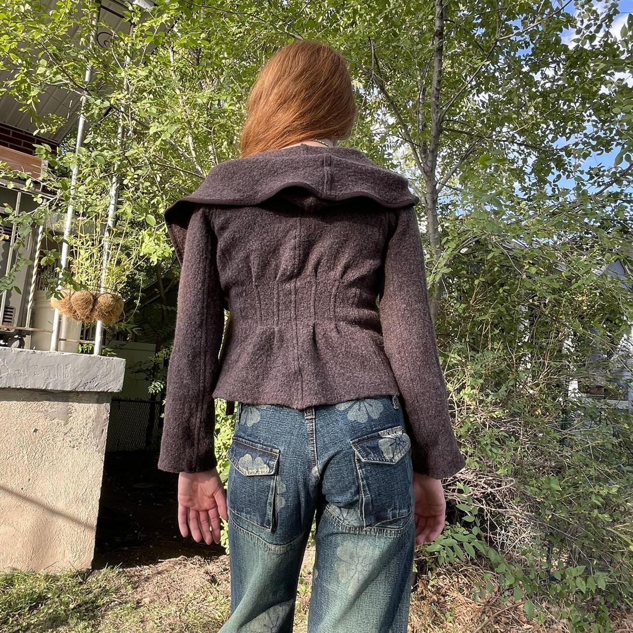 Woodland Fairy Cropped Wool Jacket 🎒 was shrunk at... Depop