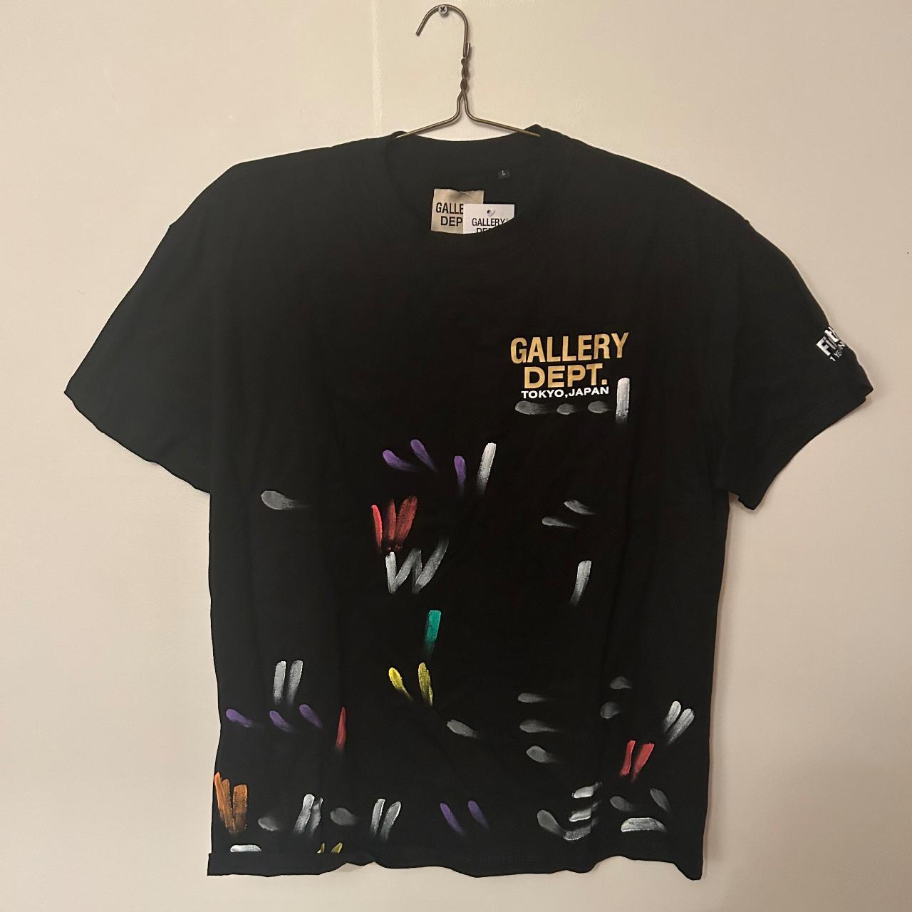 Gallery Dept. Vintage Logo Painted Tee 'Black' Size | Depop