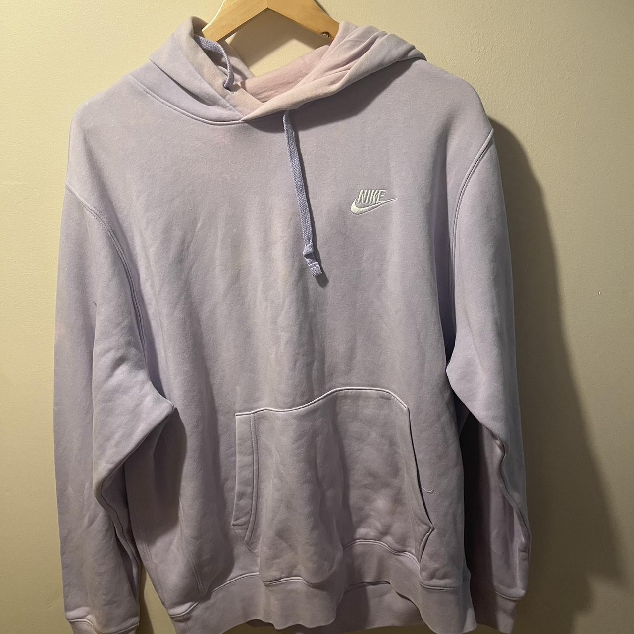pastel purple hoodie nike
