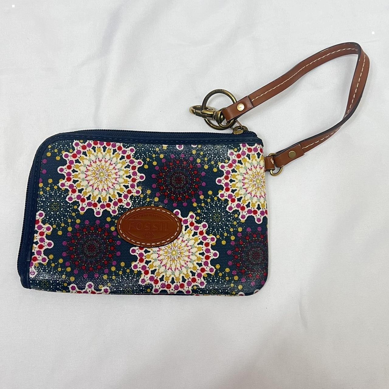 Fossil Women's Wallet - Blue/Multi – Fossil Keype… - image 1