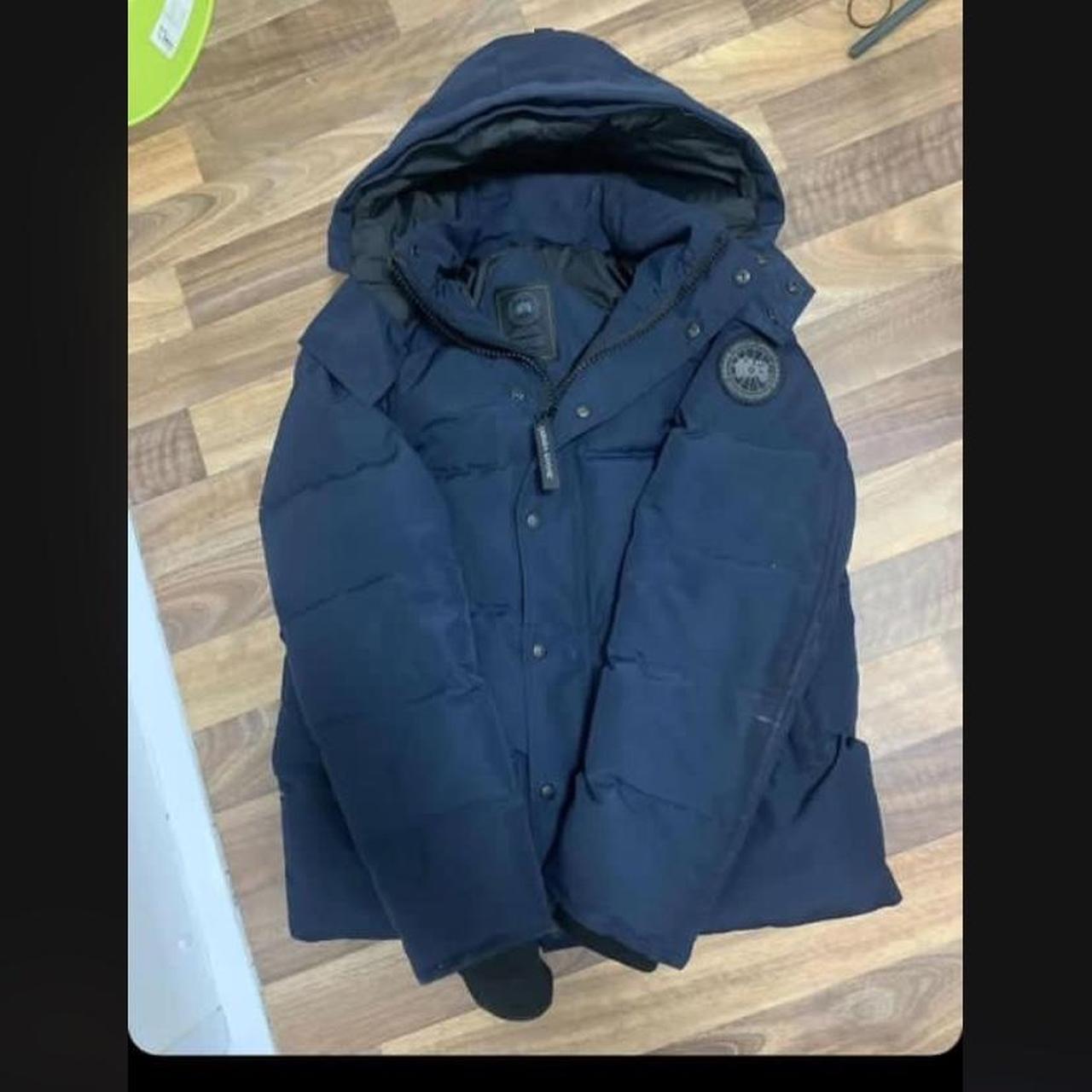 Canada goose Wyndham parka navy blue - Depop