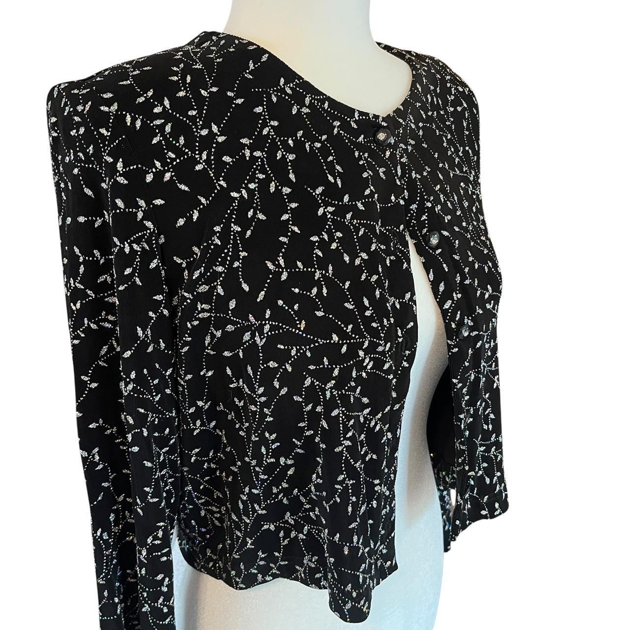 Source Unknown Women's Cardigan - Black/Silver - … - image 3
