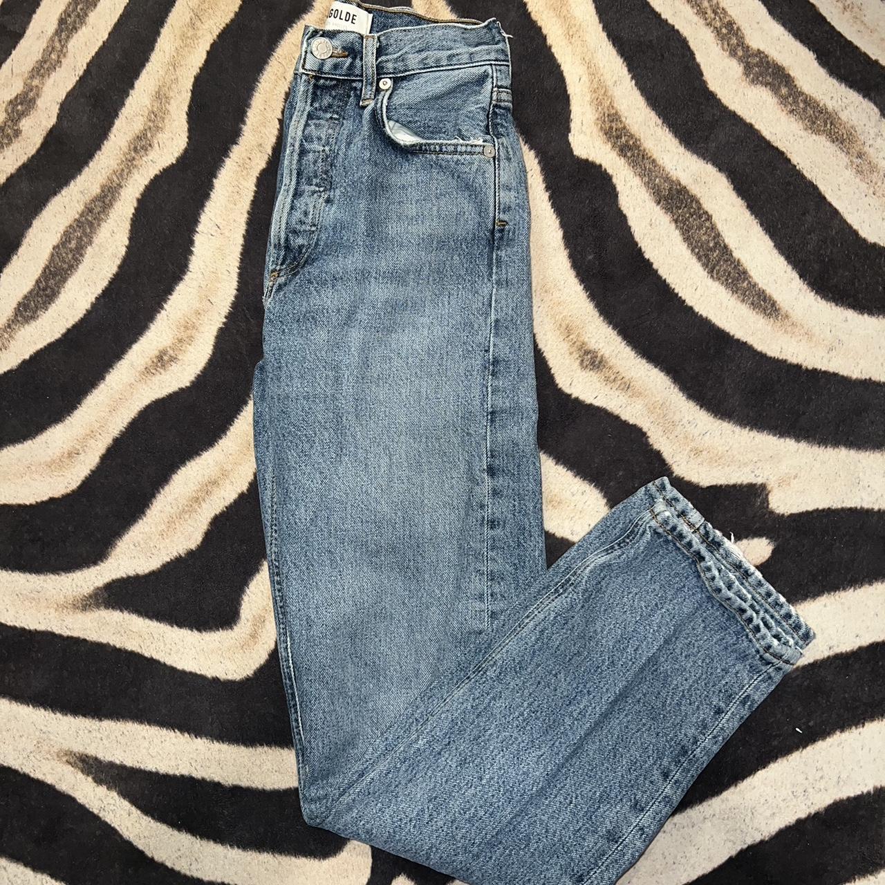 Agolde 90s pinch waist straight leg jean size chart... Depop