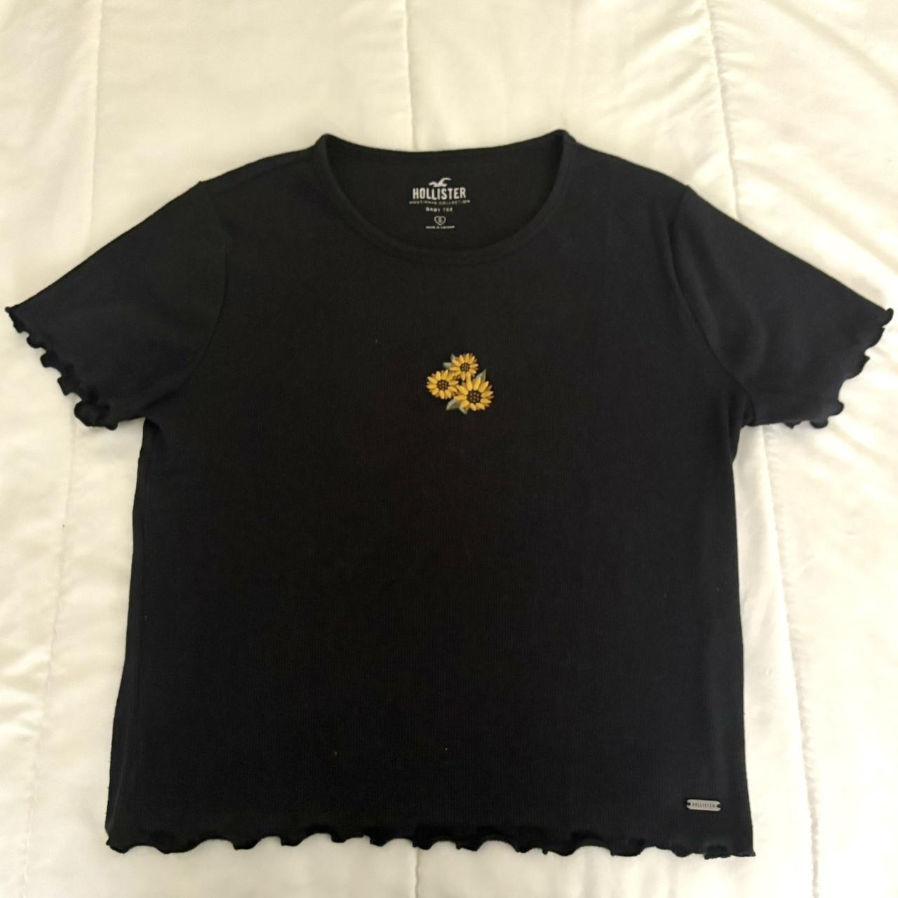 Hollister Sunflower Top (Excellent
