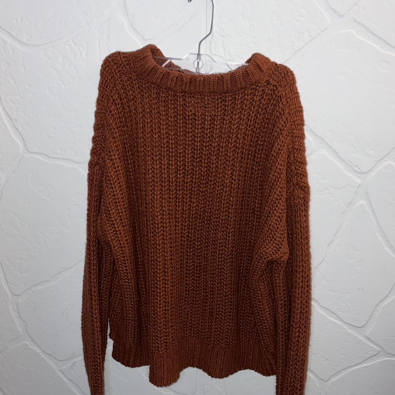 Universal Thread Women's Sweater - Orange/Brown -… - image 2
