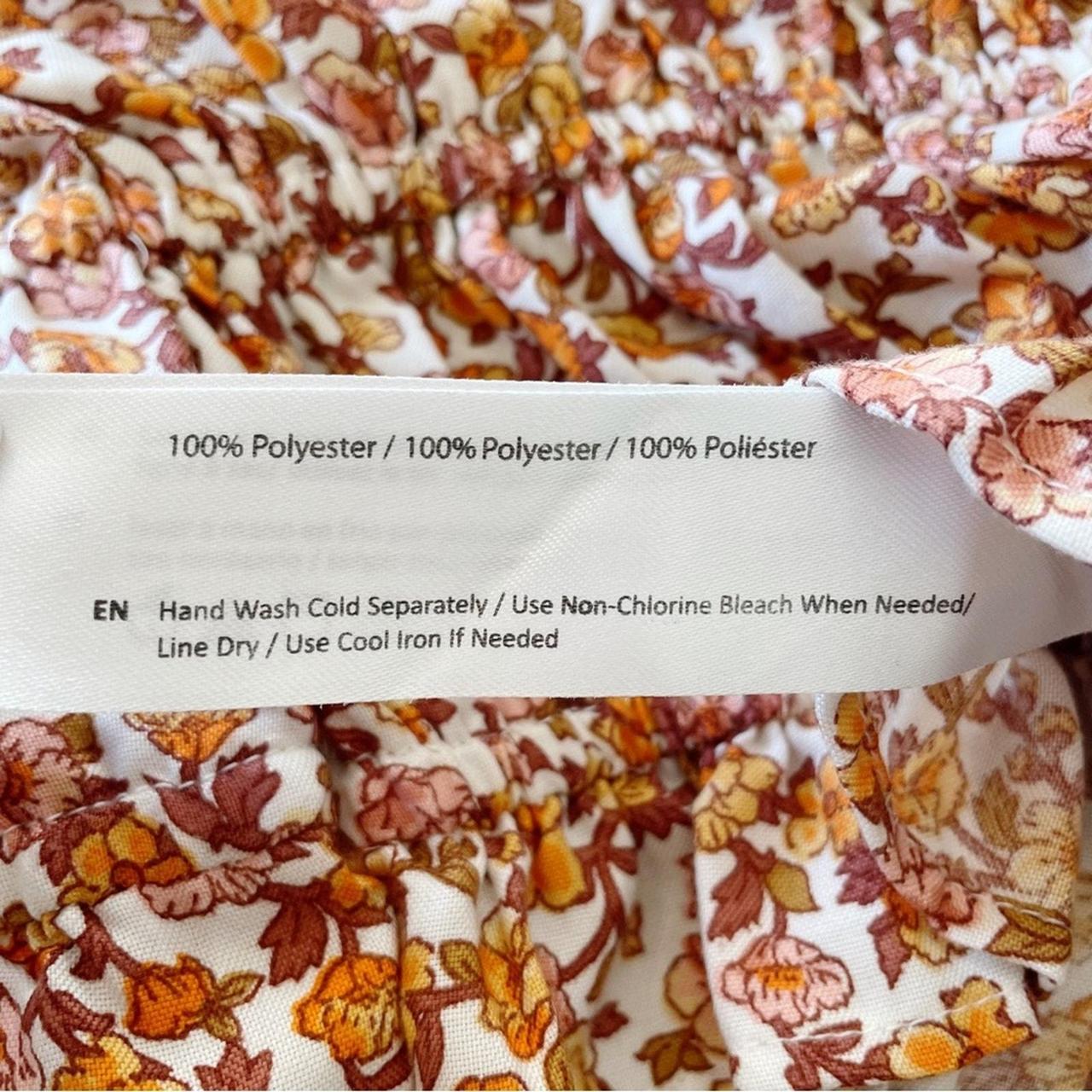 Source Unknown Women's Crop top - Orange/Tan - M … - image 7