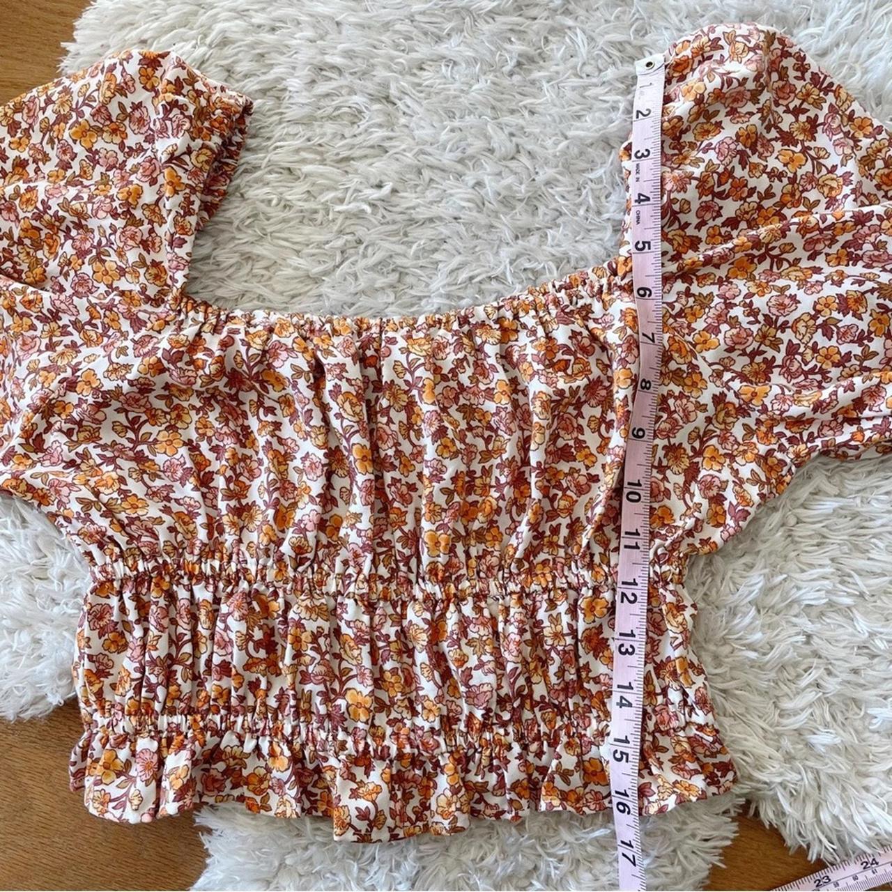 Source Unknown Women's Crop top - Orange/Tan - M … - image 6