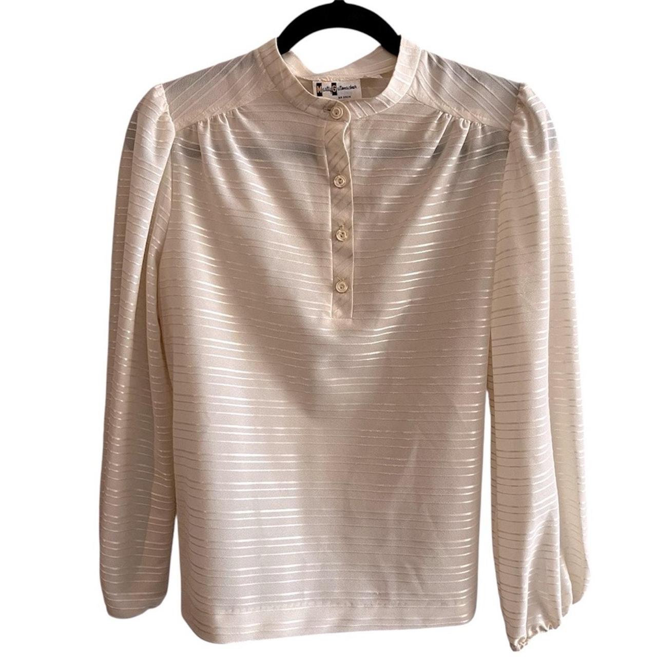 Source Unknown Women's Blouse - Cream - M – Vinta… - image 1